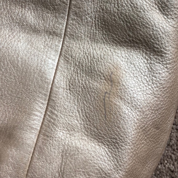 {Coach} champagne leather tote bag - Picture 5 of 7